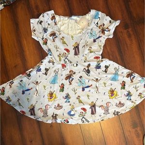 Cakeworthy Disney 100 Music Scoop Neck Dress for Women
